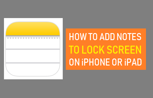 Notizen Zum Sperrbildschirm Auf Dem Iphone Hinzufügen