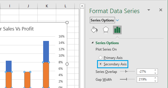 Add Secondary Axis to Chart in Excel