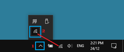 Pull Network Icon From System Tray to Taskbar