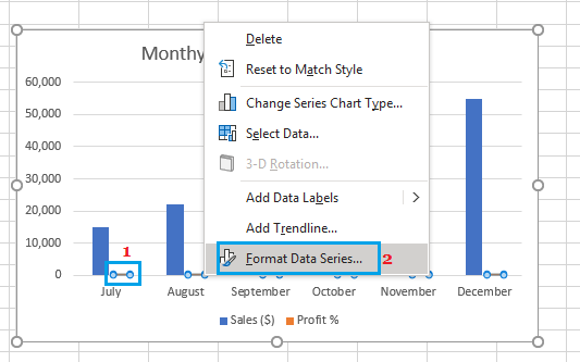 How to Add Secondary Axis in Excel Chart - 7