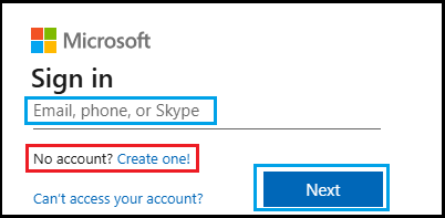 Sign-in to Excel Online