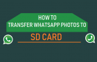 Transfer WhatsApp Photos to SD Card