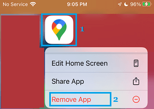 Reinstall Google Maps on iPhone