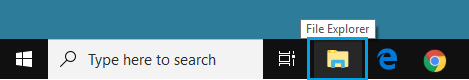 Open File Explorer on Windows PC