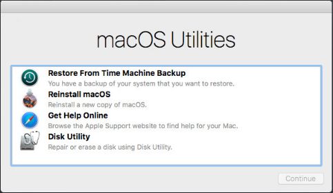 where is the utilities for mac