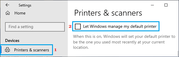 Prevent Windows from Setting Default Printer