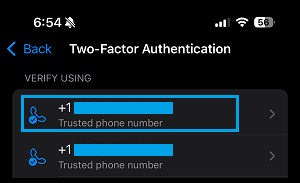 Select Old Phone Number To Remove From Phone