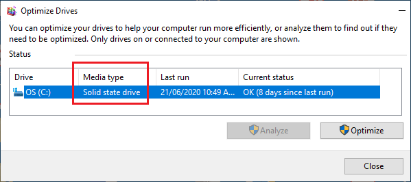 How to Check If Drive is or HDD Windows 10