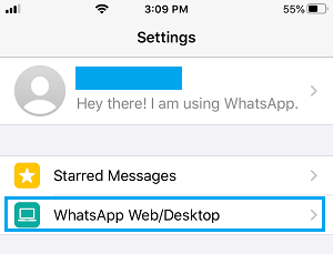 WhatsApp Web/Desktop