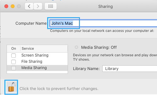 Change AirDrop Name on Mac