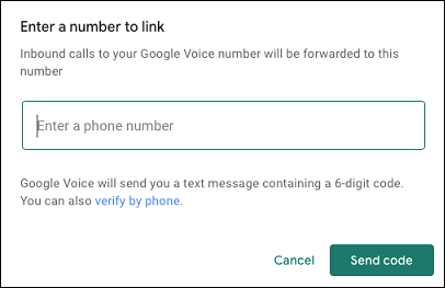 Enter Number Into Google Voice