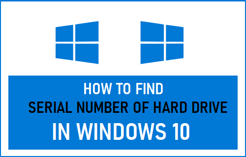 Find Serial Number of Hard Drive in Windows 10