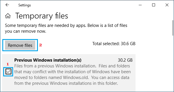 How to Delete Previous Windows Installation Files - 15
