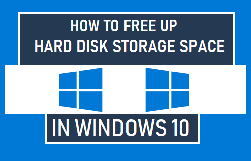 Free Up Hard Disk Storage Space in Windows 10
