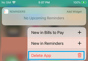 Delete Reminders App