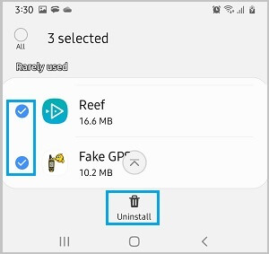 Uninstall Unused Apps on Android Phone