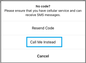Call Me Option in Signal Messenger Verification Process