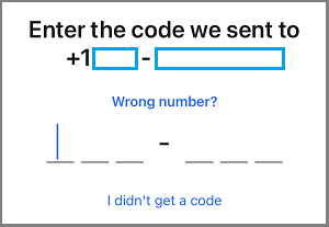 Enter Signal Verification Code