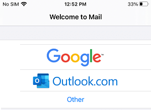 Select Google As Email Service Provider