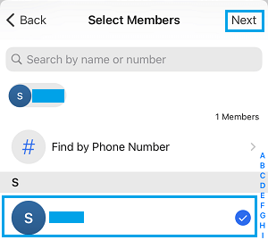 Add Member to Group in Signal