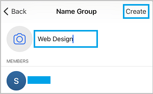 Name and Create New Signal Group