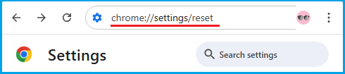 Reset Chrome Settings