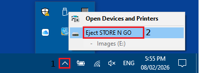Safely Eject USB Drive