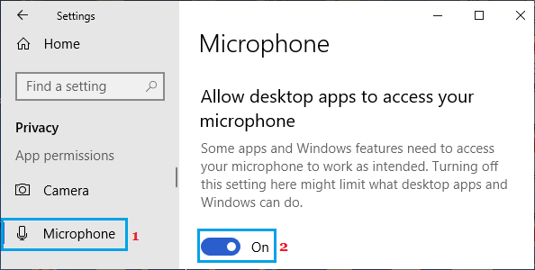 Desktop-Apps Den Zugriff Auf Das Mikrofon Erlauben