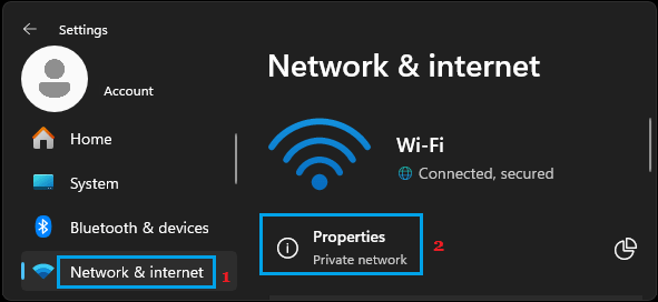 Check Wi-Fi Network Type