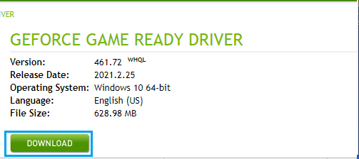 Download Game Ready GeForce Driver