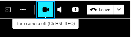 Turn OFF Camera in Teams