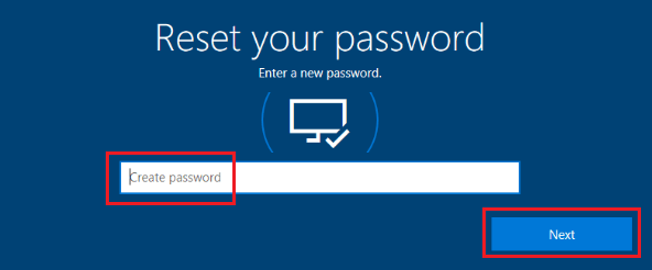 Create New Microsoft Account Password