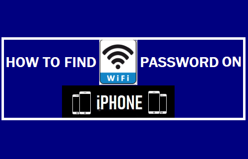 Find WiFi Password on iPhone