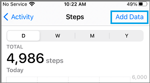 Add Data to iPhone Health App