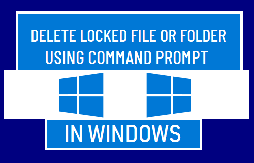 windows delete locked file command line
