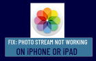 Photo Stream Not Working on iPhone or iPad