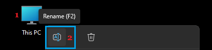 Rename This PC Desktop Icon