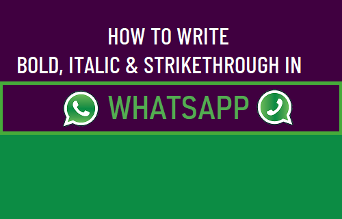 How to Write Bold  Italic   Strikethrough in WhatsApp - 56