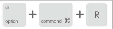Option Command R Keys on Mac