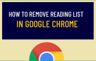 Remove Reading List in Google Chrome