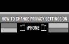 Change Privacy Settings on iPhone