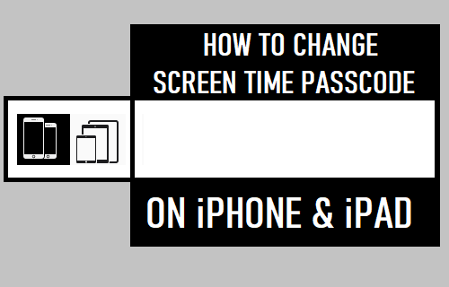 Change Screen Time Passcode on iPhone & iPad