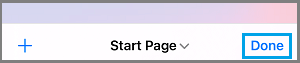 Start Regular Browsing Tab on iPhone Safari Browser