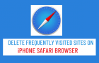 Delete Frequently Visited Sites on iPhone Safari Browser