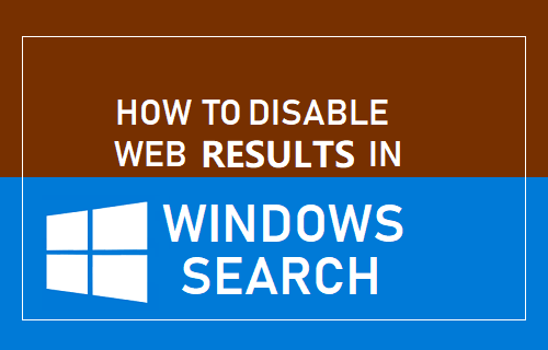 Deaktivieren Sie Webergebnisse In Der Windows-Suche