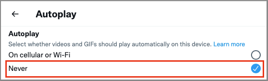 Never Autoplay Videos in Twitter on PC And Mac