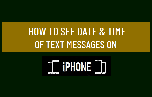 How to See Date   Time of Text Messages on iPhone - 12