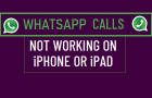 WhatsApp Not Working on iPhone or iPad