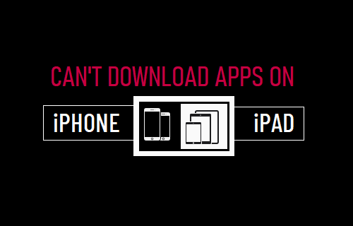 Cant Download Apps on iPhone or iPad: How to Fix?