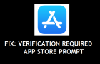 Verification Required App Store